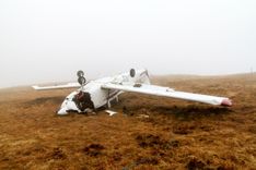 Featured image for the article "Airplane Crash Into Frozen Alaska River, Killing 2"